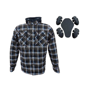 Chemise de moto en flanelle, certifiée CE, protection intégrée, vente en gros B2B, fournisseur d'usine, export - Product Image 1