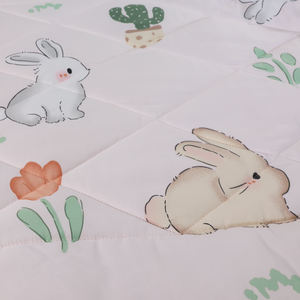 Couverture polaire ultra douce mensuelle pour bébé, motif de dessin animé confortable, matelassée, pour la maison, l'hôpital, le voyage, l'avion. - Product Image 3