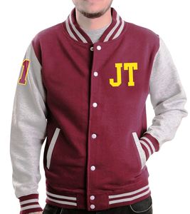 Nueva moda logotipo personalizado hombres Varsity chaqueta AC Milan blanco Varsity chaqueta Varsity bombardero chaquetas para hombres - Product Image 1