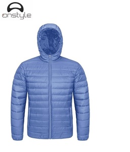 Veste à capuche personnalisée pour hommes, manteau chaud d'hiver confortable et élégant, veste en duvet épaisse en toile pour l'extérieur, style High Street - Product Image 4