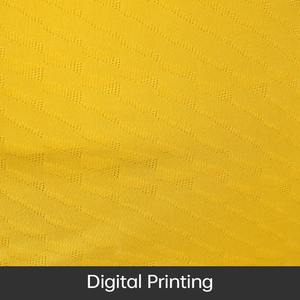 Professional Fitness Youth Wear Singlet Débardeur jaune de haute qualité pour hommes Derniers vêtements de sport de conception avec motif imprimé tricoté - Product Image 6