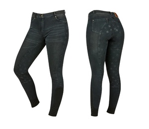 Mallas vaqueras ecuestres de silicona para mujer, Leggings ajustados, de fábrica, venta al por mayor - Product Image 4