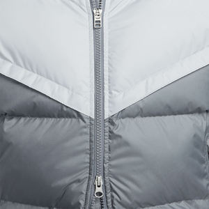 Vestes matelassées de haute qualité 200 grammes Style fermeture éclair intégrale Col montant Deux tons de couleur Conception personnalisée Veste d'hiver - Product Image 3