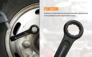 ประแจวงแหวนเคลือบดำ Eastman / Jrsdrive รุ่น E-2410 ขายดี ขนาดเมตริก/SAE - Product Image 6