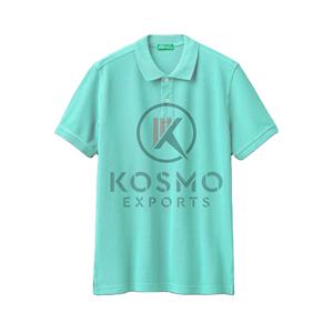 เสื้อโปโลสำหรับผู้ชายดีไซน์ใหม่สีต่างกันพิมพ์โลโก้ตามสั่ง - Product Image 1