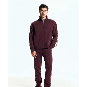 Wholesale Custom Logo Winter Luxury Men's Sweater Solid Plain Hoodie for Men Streetwear Heavyweight Sweatshirt <b>Fleece</b> OEM - Product Image 2