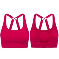 Nouvel Arrivage Soutiens-gorge de Sport Sans Bretelles à Fort Maintien pour Femme, Bretelles Croisées, Spandex/Nylon, Fitness, Course, Gym, Yoga, Maille Frontale