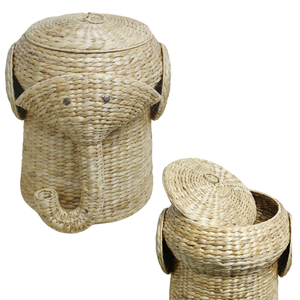 Producto caliente Cesta tejida a mano en forma de elefante para amantes del pan y entusiastas de la cocina - Product Image 1