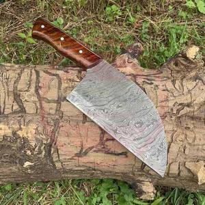 Cuchillo de carnicero de cocina profesional hecho a mano de acero inoxidable | cuchillo de carnicero de Damasco usado a diario al por mayor - Product Image 2