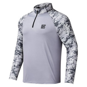 เสื้อแจ็คเก็ตผู้ชายแบบซิป 1/4  ระบายเหงื่อเร็ว สำหรับวิ่ง ฟิตเนส และการฝึกซ้อม - Product Image 1