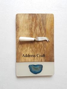 Vente en gros d'usine Trancheuse à fromage en marbre naturel Logo gravé Trancheuse à fromage Planche à découper Maison Hôtels Restaurants Articles de cuisine - Product Image 6