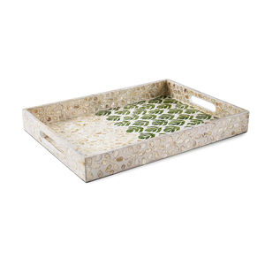 Plateau de service en bois de qualité supérieure Design unique plateau de service de nourriture de taille personnalisée pour les accessoires d'hôtel à la maison de vente chaude - Product Image 4