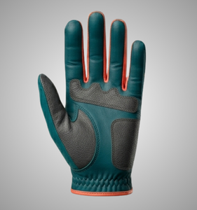 Gants de golf en gros en cuir Cabretta d'Indonésie, logo personnalisé OEM, doux, pleine couleur, pour hommes gauchers, avec emballage haut de gamme - Product Image 3