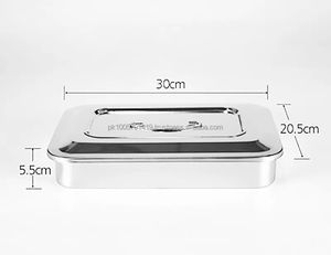 Plateau de couverture pour instruments manuels en acier inoxydable chirurgical pour usage hospitalier, ensemble d'instruments en acier inoxydable durable certifié CE - Product Image 4