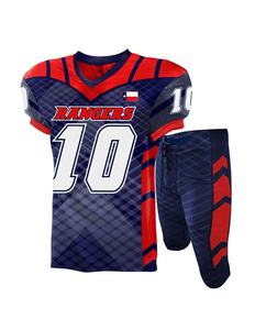 ODM vente en gros uniforme de football américain personnalisé de qualité unique équipe 100% uniforme de football américain en polyester - Product Image 2