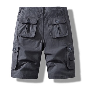 Pantalones cortos Cargo de algodón para hombre con cremallera, pantalones tácticos deportivos informales con mosca para senderismo, pesca, ropa de calle, servicio OEM disponible - Product Image 5