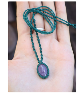 Pearl <b>Necklace</b> Leaf Short Women America Gift Handmade Macrame <b>Necklace</b> <b>Boho</b> <b>Necklace</b> Gemstone Pendant Labradorite Cho - Product Image 2