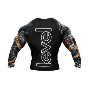 Wholesale <b>Compression</b> Wear High Quality Wholesale Best <b>Design</b> Men Sublimation Printed Rash Guard - Product Image 2
