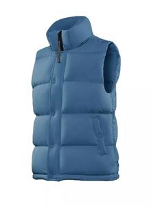 OEM personalizable de los hombres de invierno al por mayor de fábrica 100% de poliéster recubierto impermeable acolchado Puffer chaqueta de cuello alto - Product Image 5