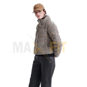 Blousons matelassés personnalisés pour femmes, couleur personnalisée, imperméables, coupe-vent, respirants, en toile imprimée, design de haute qualité - Product Image 3