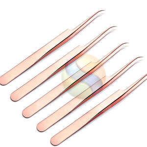 แหนบต่อขนตาแบบวอลุ่ม พรีเมียม รับทำโลโก้  ความแม่นยำสูง ผลิตจากสแตนเลส สำหรับต่อขนตาแบบวอลุ่ม ระดับมืออาชีพ - Product Image 1