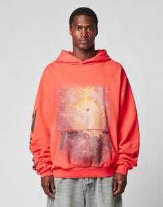 ผู้ผลิตเสื้อฮู้ดดี้สตรีทแวร์แฟชั่นใหม่ พิมพ์ลาย DTG ขนาดใหญ่พิเศษ แบบ OEM ผ้าฝ้าย 100% คุณภาพสูง - Product Image 1