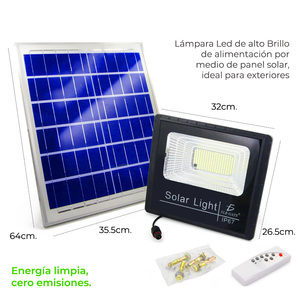 Panneau solaire LED 800W avec réflecteur blanc pour éclairage extérieur - Product Image 3