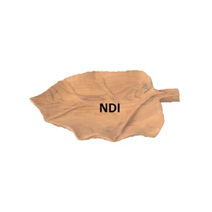 Bandeja de madera para servir para desayuno, bandeja de servidor de alimentos para bandeja de hierba de madera decorativa hecha a mano, acabado de hueso de Hotel - Product Image 4