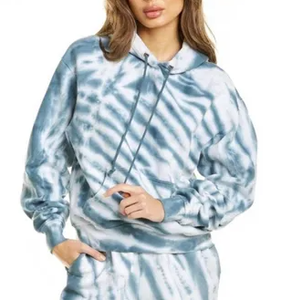 Sudadera con Capucha Tie Dye 100% Algodón, Sudadera de Moda, Ropa Urbana, Logotipo Personalizado, Sudadera Unisex de Forro Polar Tie Dye para Hombre y Mujer - Product Image 2