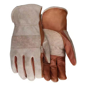 Gants de travail de sécurité en cuir de vachette bon marché Gants de travail pour l'industrie de la conduite et du jardinage - Product Image 4