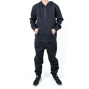 Men's Premium Heavyweight Cotton Fleece 2 Piece Hoodie Pullover Jogger Sweatsuit Tracksuit <b>Set</b> - Product Image 4