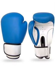 Gants de boxe d'entraînement en cuir véritable pour sparring, kickboxing, Muay Thai, entraînement sur sac, MMA, avec large sangle. - Product Image 3