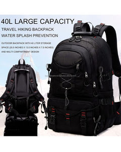 Sacs de randonnée en nylon souples, durables et élégants, couleur/logo personnalisés, grande capacité, sacs de sport d'extérieur, sacs de gym - Product Image 6