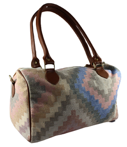 Bolso de hombro tejido hecho a mano de algodón con estampado Kelim para mujer, bellamente cosido para compras de mujer, género de embragues de viaje - Product Image 2