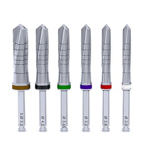 Kit de taladro de implante Dental Manual de acero inoxidable internacional dogmático personalizable de alta calidad, juego de 8 piezas reutilizable de grado A + - Product Image 2