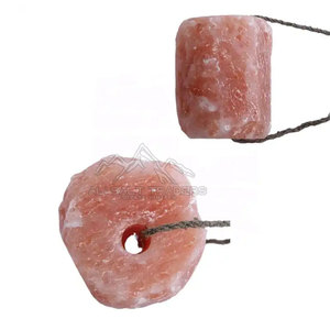 Pakistán fabricación pura Natural Himalaya Rosa Animal lamer sal lámpara tallada flor estilo venta en línea artesanías naturales - Product Image 1