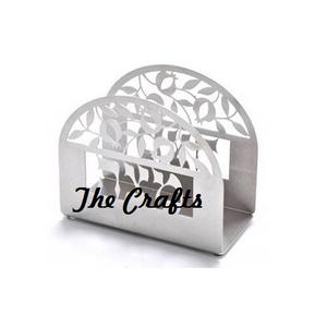 Classic Design Tissue <b>Holder</b> In Iron White Color <b>Napkin</b> <b>Holder</b> For Table Top Kitchen And Bathroom Usage - Product Image 6