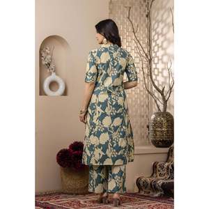Conjunto de algodón estampado - Tipo de ropa Salwar Kameez - Product Image 2
