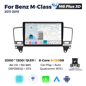 MEKEDE-Autorradio M6 3D, 8 núcleos, 8 GB, 256GB, sistema <span class=keywords><strong>Android</strong></span> AI Voice, inalámbrico, CP, para Benz Clase M 2011-2015 - Product Image 2