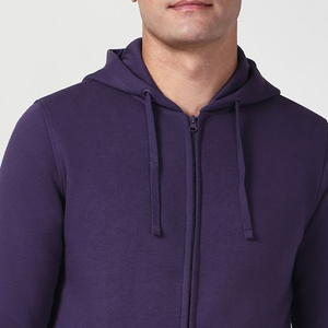 Sweat à capuche zippé personnalisé en gros en vrac Sweats à capuche zippés lourds Sweat à capuche zippé en coton vierge Logo personnalisé - Product Image 5