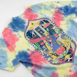 Camisetas de Hip Hop con logotipo personalizado para hombre, serigrafía impresa, lavado ácido desgastado vintage, estilo extragrande - Product Image 5