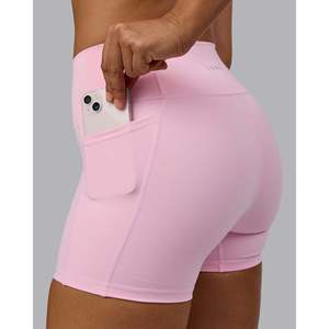 Shorts de sport en coton Fusion Ultra High-Rise à 4 poches avec cordon de serrage et logo personnalisé - Product Image 5