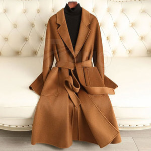 Nouvelle conception Vente en gros Manteau trench long et fin pour femmes à double boutonnage Respirant Écologique Mode Vêtements d'hiver - Product Image 2