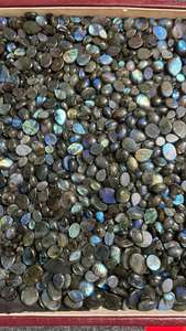 Labradorita azul Natural de grado AAA de alta calidad, fuego MM, tamaño de piedras preciosas, tamaño mixto, cabujón de labradorita, precio al por mayor, lote de piedras preciosas, - Product Image 4