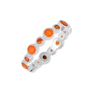 Impression's hermoso hecho a mano 925 plata esterlina cornalina anillo de piedras preciosas deslumbrante joyería fina India para mujeres clásicas - Product Image 6