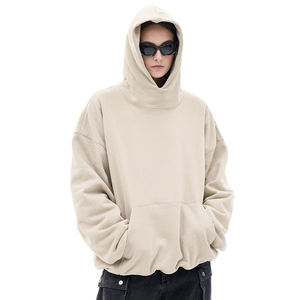 เสื้อฮู้ดผ้าฝ้าย500gsm สำหรับผู้หญิงเสื้อมีฮู้ดแบบสวมศีรษะขนาดฟรีไซส์ - Product Image 2