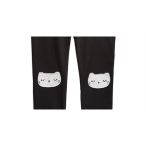Leggings First Impressions Black Cat per bambine, taglia 6-9 mesi, pantaloncini morbidi ed eleganti per neonate - Product Image 3