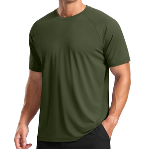 Tissu extensible Qualité unique T-shirt pour homme Sonnerie de haute qualité Produit personnalisé T-shirt à col rond vierge pour homme - Product Image 6
