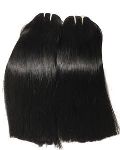 Extensiones de cabello Remy camboyano 100% de alta calidad, paquete recto sin procesar, cutícula alineada con encaje HD - Product Image 2