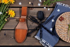 Juego de Cubiertos de Hierro Medieval, Forjado a Mano, Estilo Rústico Vikingo, Hecho a Mano, en Oferta - Product Image 2